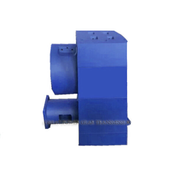 Vertical V Type Single Screw Extruder Gearbox, Models ZLYJ200/ZLYJ225/ZLYJ250/ZLYJ280, with Motor Connection Seat and External Forced Cooling System